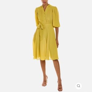 NWT Nanette Lepore Belted Midi Dress